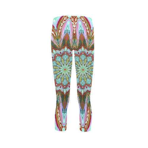 mandala beach 8 Capri Legging (Model L02)