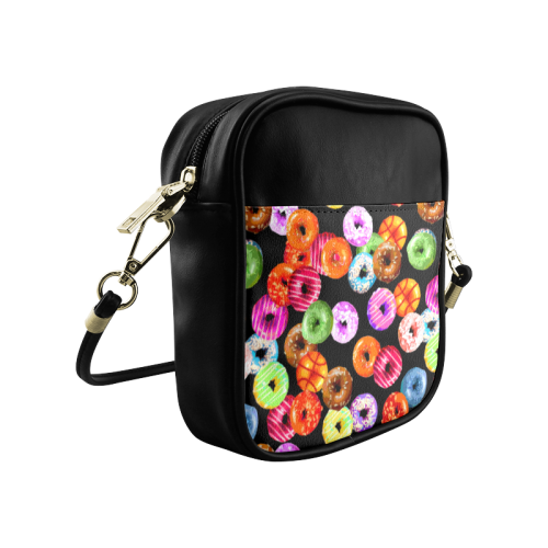 Colorful Yummy DONUTS pattern Sling Bag (Model 1627)