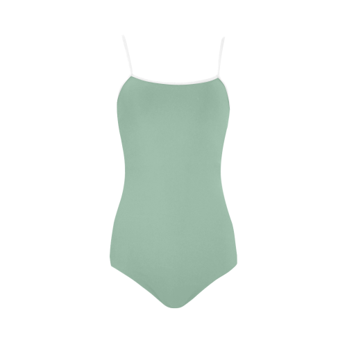 Grayed Jade Strap Swimsuit ( Model S05)