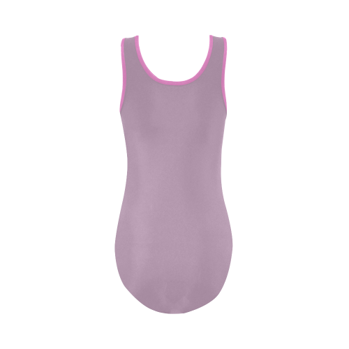 Lavender Herb Vest One Piece Swimsuit (Model S04)