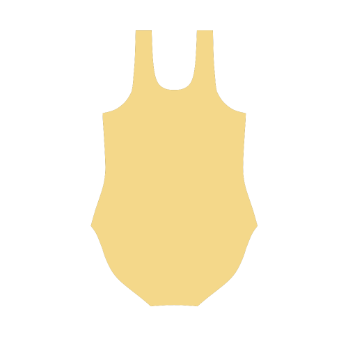 Lemon Drop Vest One Piece Swimsuit (Model S04)