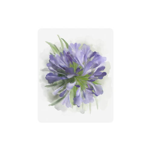 Purple Flower Rectangle Mousepad