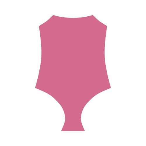 Pink Flambé Strap Swimsuit ( Model S05)