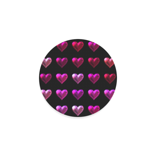 shiny hearts 10 Round Coaster
