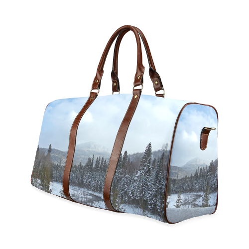 Winter Wonderland Waterproof Travel Bag/Small (Model 1639)