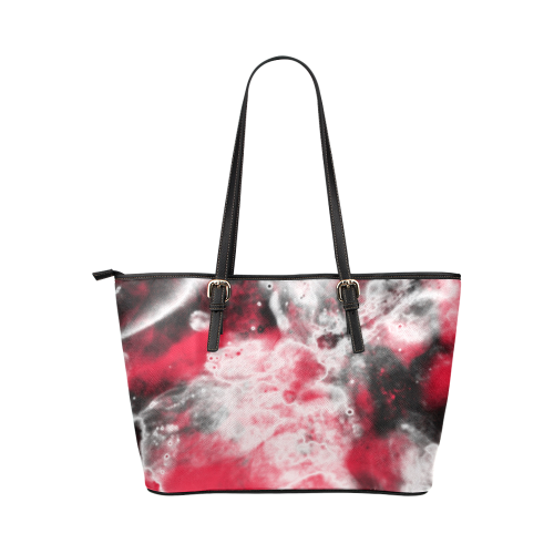 Passion dance Leather Tote Bag/Small (Model 1651)