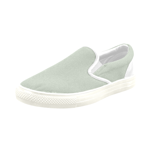 Sea Foam Men's Slip-on Canvas Shoes (Model 019)