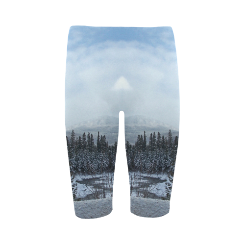 Winter Wonderland Hestia Cropped Leggings (Model L03)