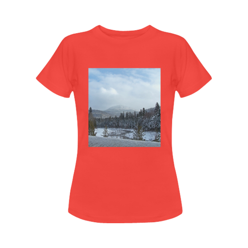 Winter Wonderland Women's Classic T-Shirt (Model T17）