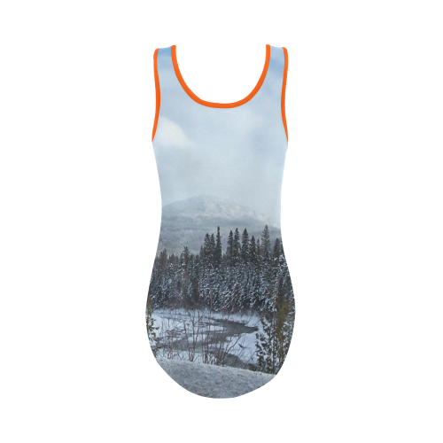 Winter Wonderland Vest One Piece Swimsuit (Model S04)