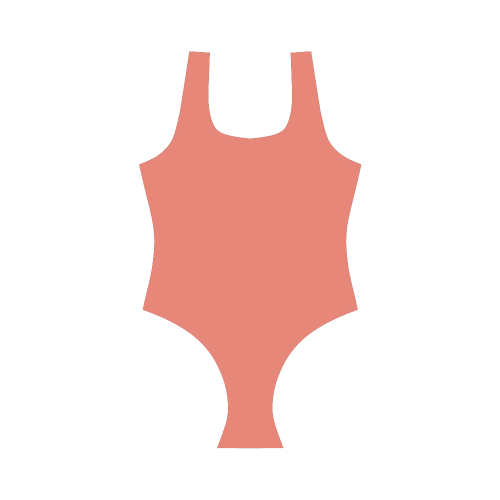Coral Vest One Piece Swimsuit (Model S04)