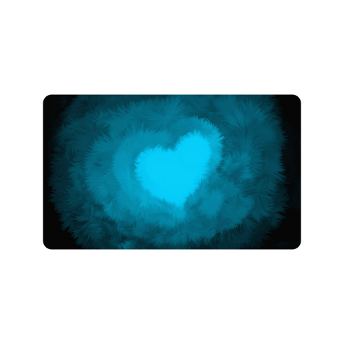 Blue Fluffy Heart