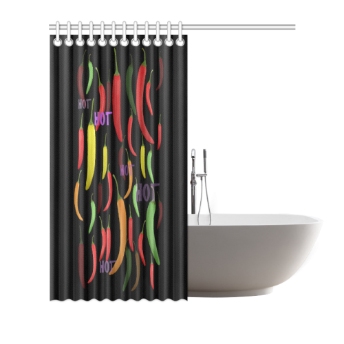 Hot Peppar Shower Curtain 66"x72"