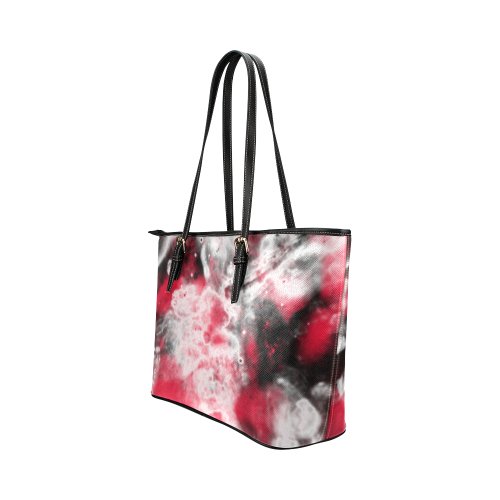 Passion dance Leather Tote Bag/Small (Model 1651)