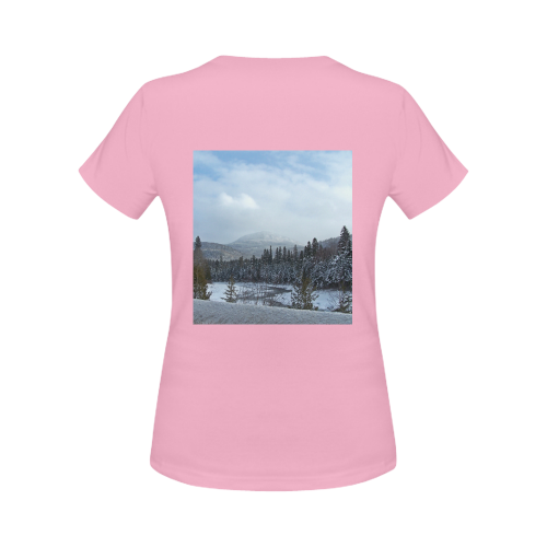 Winter Wonderland Women's Classic T-Shirt (Model T17）