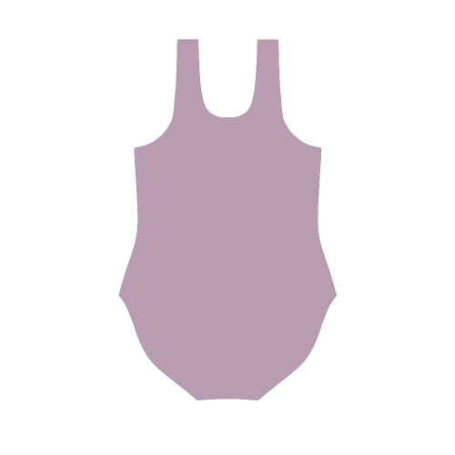 Lavender Herb Vest One Piece Swimsuit (Model S04)