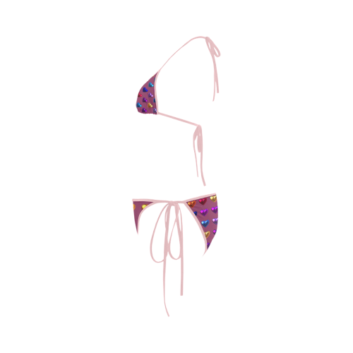 shiny hearts 3 Custom Bikini Swimsuit