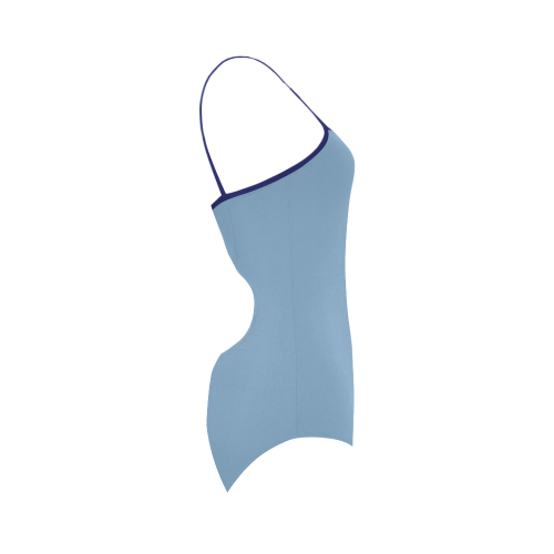 Dusk Blue Strap Swimsuit ( Model S05)