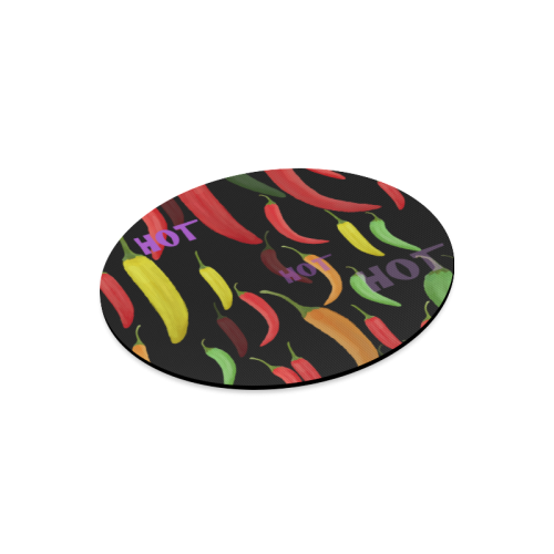 Hot Peppar Round Mousepad