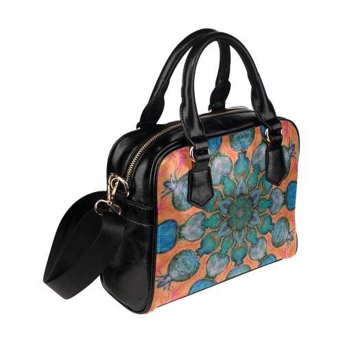 pomegrenates Shoulder Handbag (Model 1634)