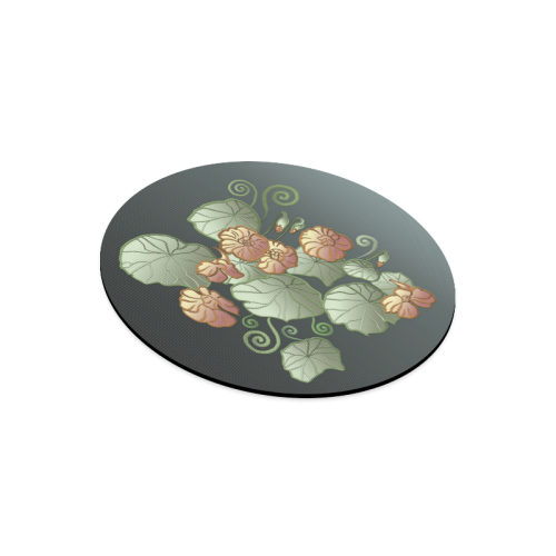 Art Nouveau Garden Round Mousepad