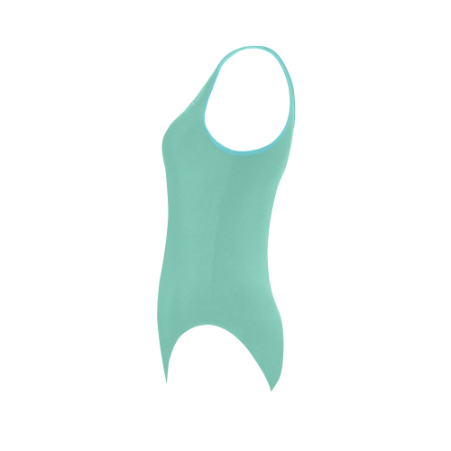 Lucite Green Vest One Piece Swimsuit (Model S04)