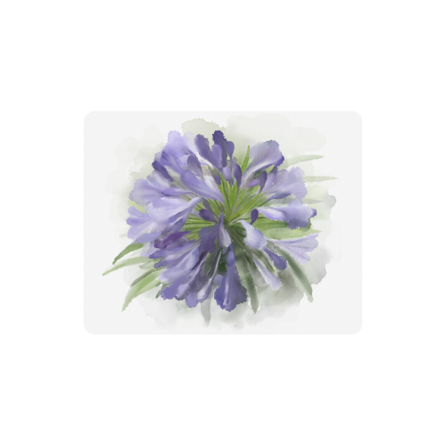 Purple Flower Rectangle Mousepad