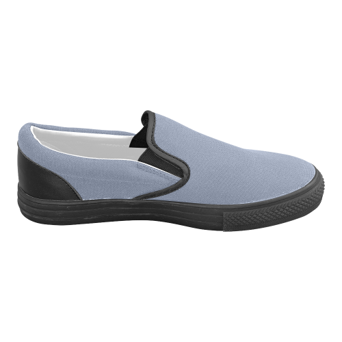 Stonewash Men's Slip-on Canvas Shoes (Model 019)