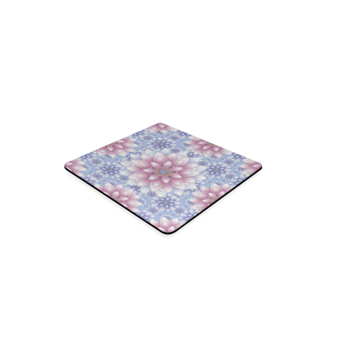 Ornaments pink+blue Square Coaster