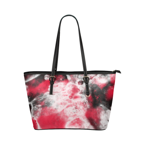 Passion dance Leather Tote Bag/Small (Model 1651)