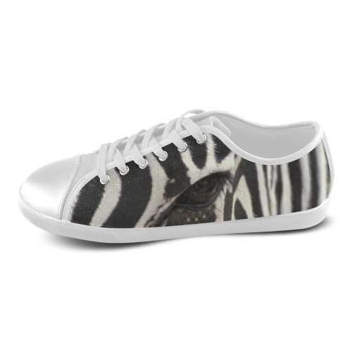 Zebra Women's Canvas Shoes (Model 016) ID D358271