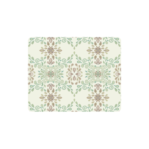 Green ornaments Rectangle Mousepad