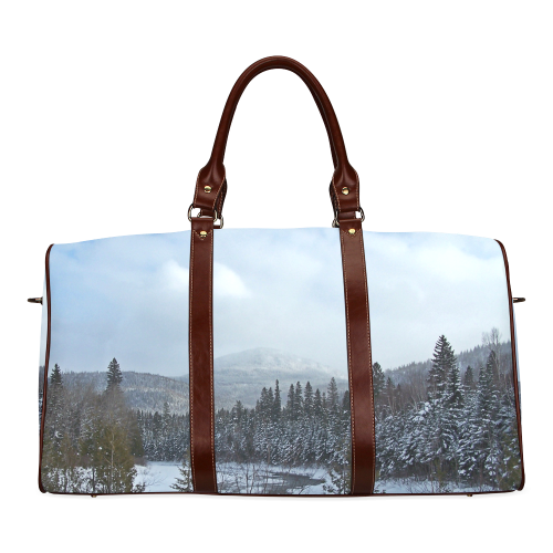 Winter Wonderland Waterproof Travel Bag/Small (Model 1639)