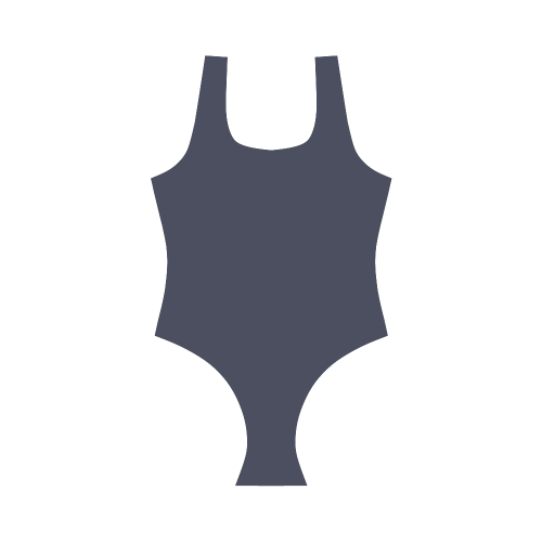 Peacoat Vest One Piece Swimsuit (Model S04)