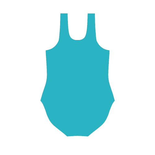 Scuba Blue Vest One Piece Swimsuit (Model S04)