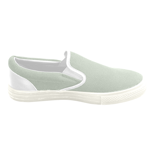 Sea Foam Men's Slip-on Canvas Shoes (Model 019)