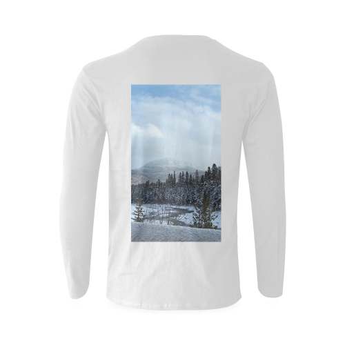 Winter Wonderland Sunny Men's T-shirt (long-sleeve) (Model T08)
