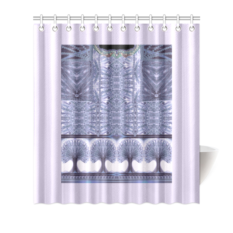 purple Shower Curtain 66"x72" ID D360108