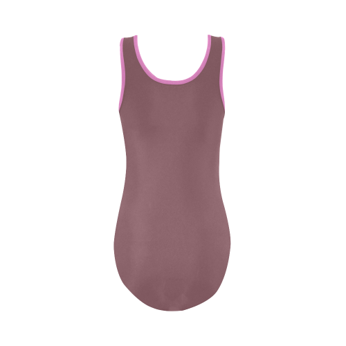 Crushed Berry Vest One Piece Swimsuit (Model S04)