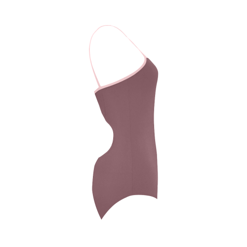 Crushed Berry Strap Swimsuit ( Model S05)
