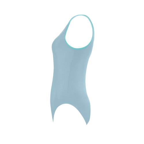 Aquamarine Vest One Piece Swimsuit (Model S04)