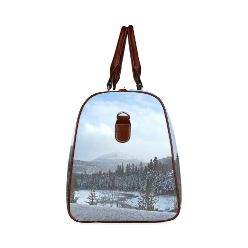 Winter Wonderland Waterproof Travel Bag/Small (Model 1639)