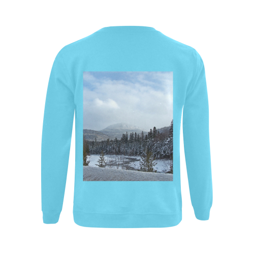 Winter Wonderland Gildan Crewneck Sweatshirt(NEW) (Model H01)