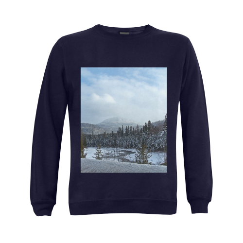 Winter Wonderland Gildan Crewneck Sweatshirt(NEW) (Model H01)