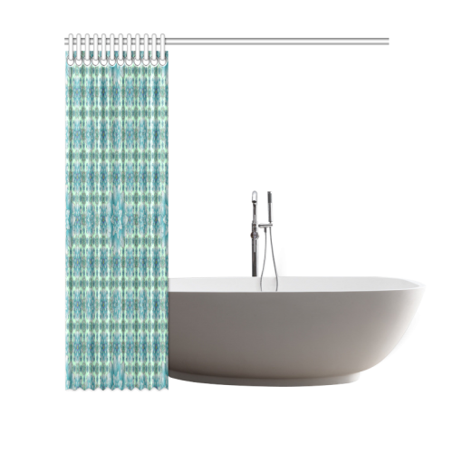 Happiness Turquoise Shower Curtain 69"x70"