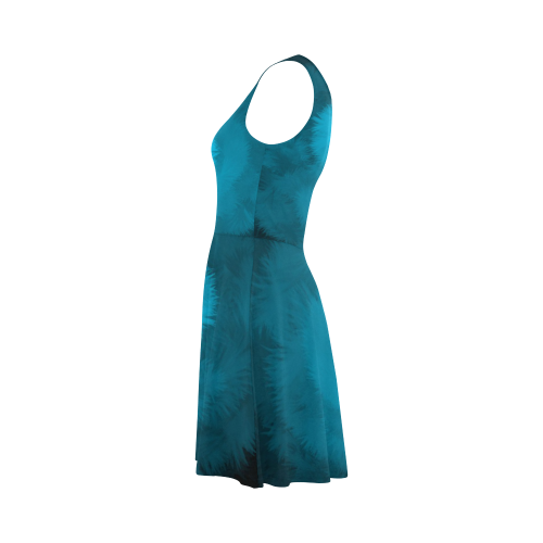 Blue Fluffy Heart Atalanta Sundress (Model D04)