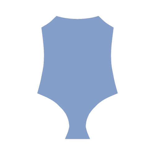 Cornflower Blue Strap Swimsuit ( Model S05)