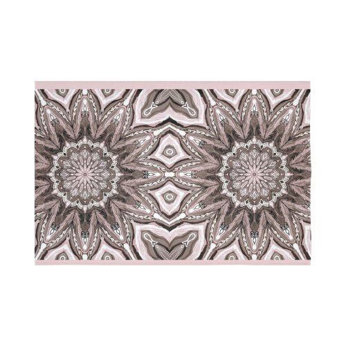 mandala beach 12 Cotton Linen Wall Tapestry 90"x 60"