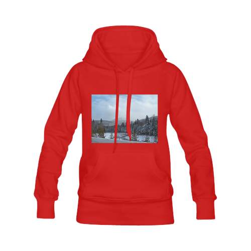 Winter Wonderland Women's Classic Hoodies (Model H07)