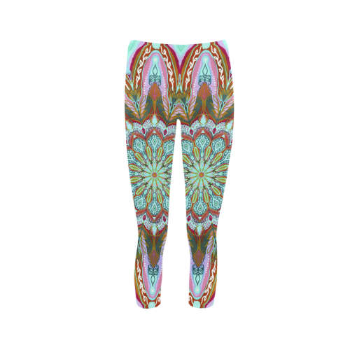 mandala beach 8 Capri Legging (Model L02)